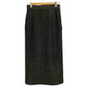 【中古】アイシービー ICB 24AW ルレックスヘアリージャカード ロングナロースカート ラメ レディース JPN:S