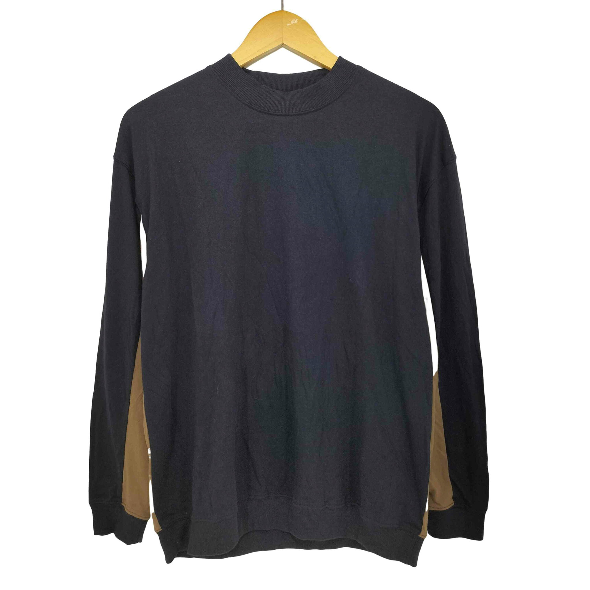 【中古】ルイス Luis バイカラークルーネックL/S TEE メンズ M