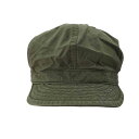 【中古】ラコステ LACOSTE リップストップ ワークキャップ レディース 表記無