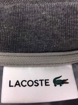 ラコステ LACOSTE ブルゾン・ジャンパー メンズ - グレー系 × 黒系 JPN：3 日本サイズ：L-XL 相当 MA-1 スウェットシャツ　止水ジップ【中古】【ブランド古着バズストアBAZZSTORE】【010320】