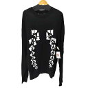 【中古】アレキサンダーワン Alexander Wang フロントプリント クルーネックスウェット メンズ import:M