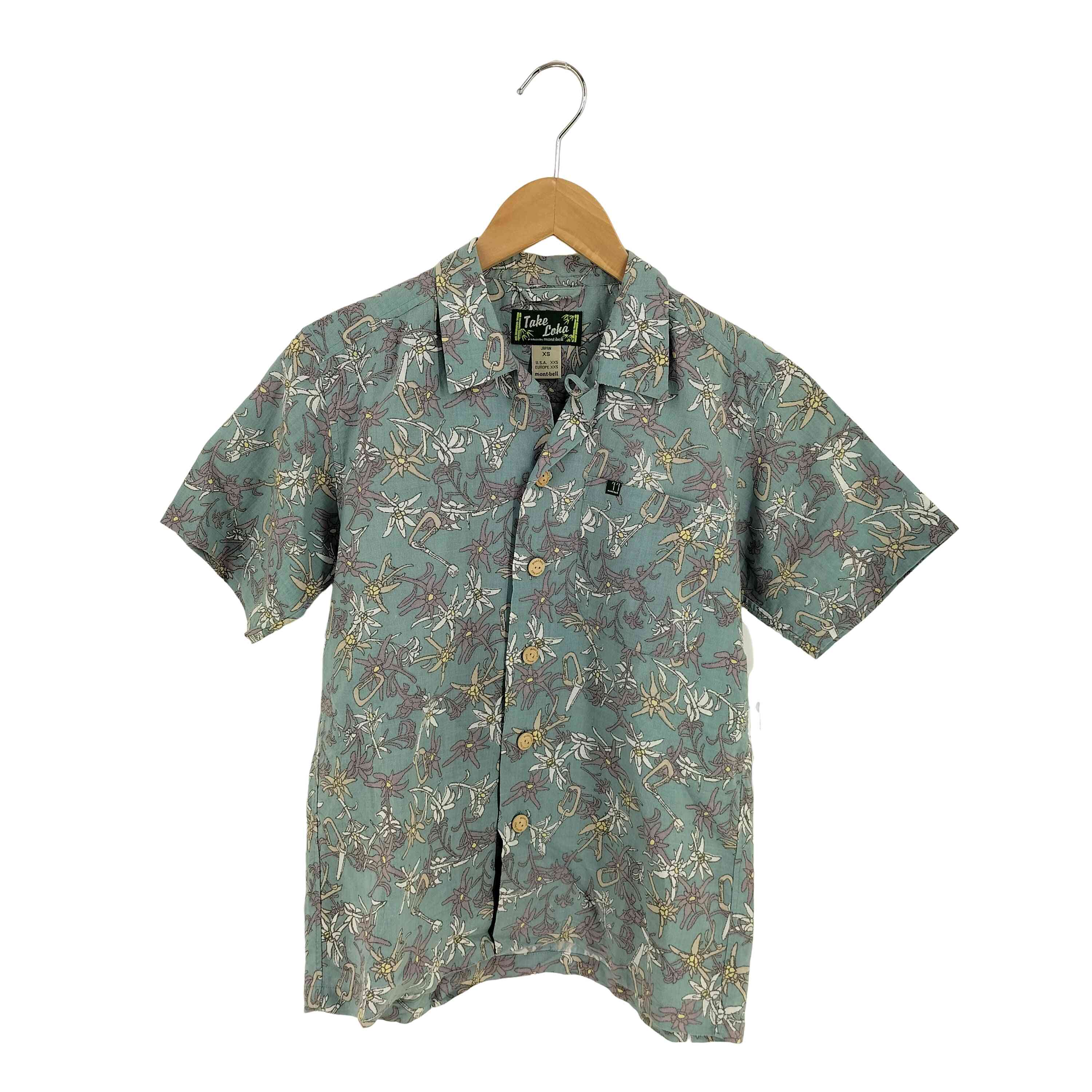 古着　mont-bell　モンベル　TAKE LOHA　タケロハ　アロハシャツ