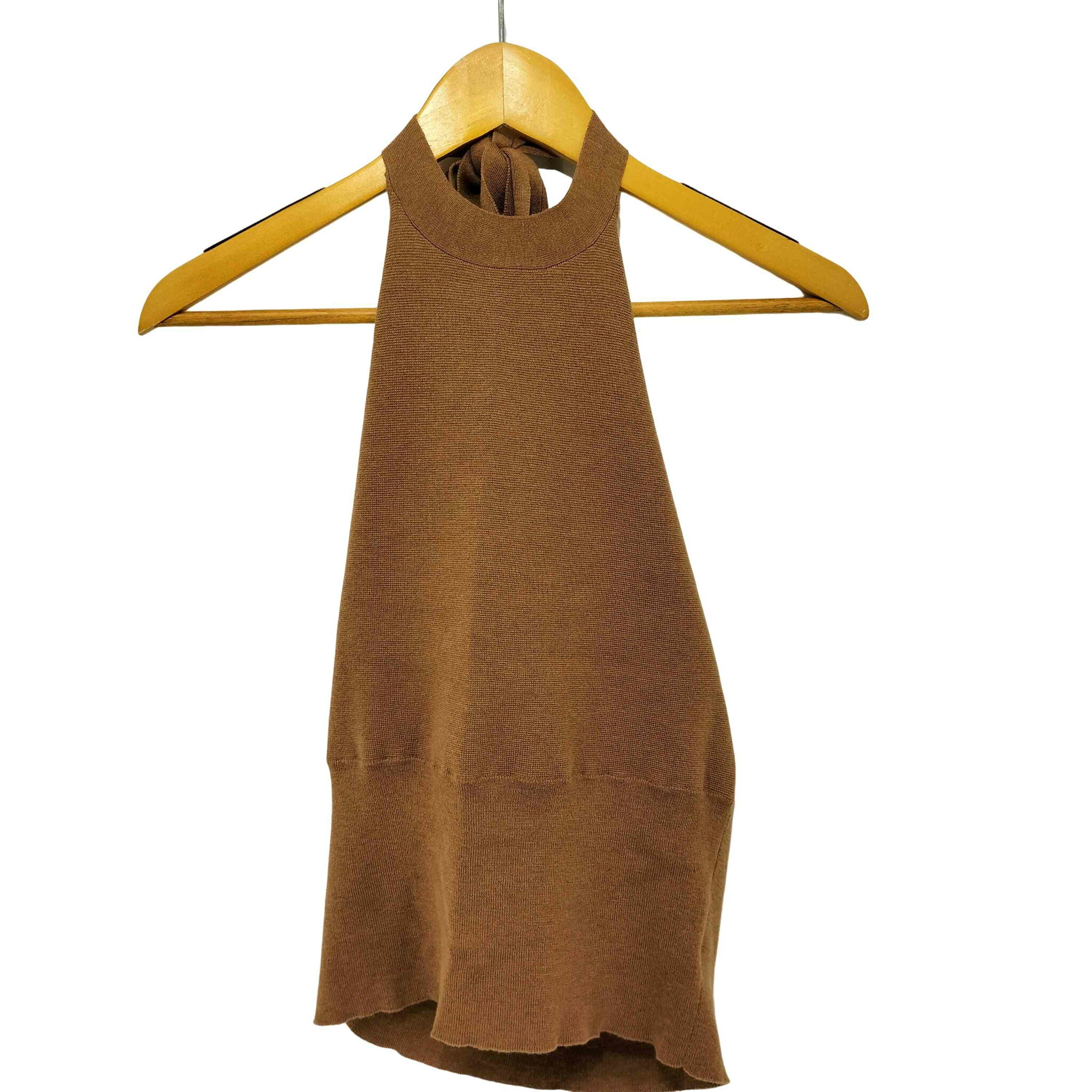 【中古】ロクビューティーアンドユースユナイテッドアローズ 6 BEAUTY & YOUTH UNITED ARROWS COTTON WOOL HALTER NECK/ニット レディース 表記無
