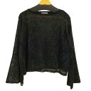 【中古】ラトータリテ La Totalite 24aw ベロア調チュールカットソー レディース FREE