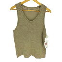 【中古】ザラ ZARA コットン ポリ ローゲージ ニット タンクトップ メンズ import:S