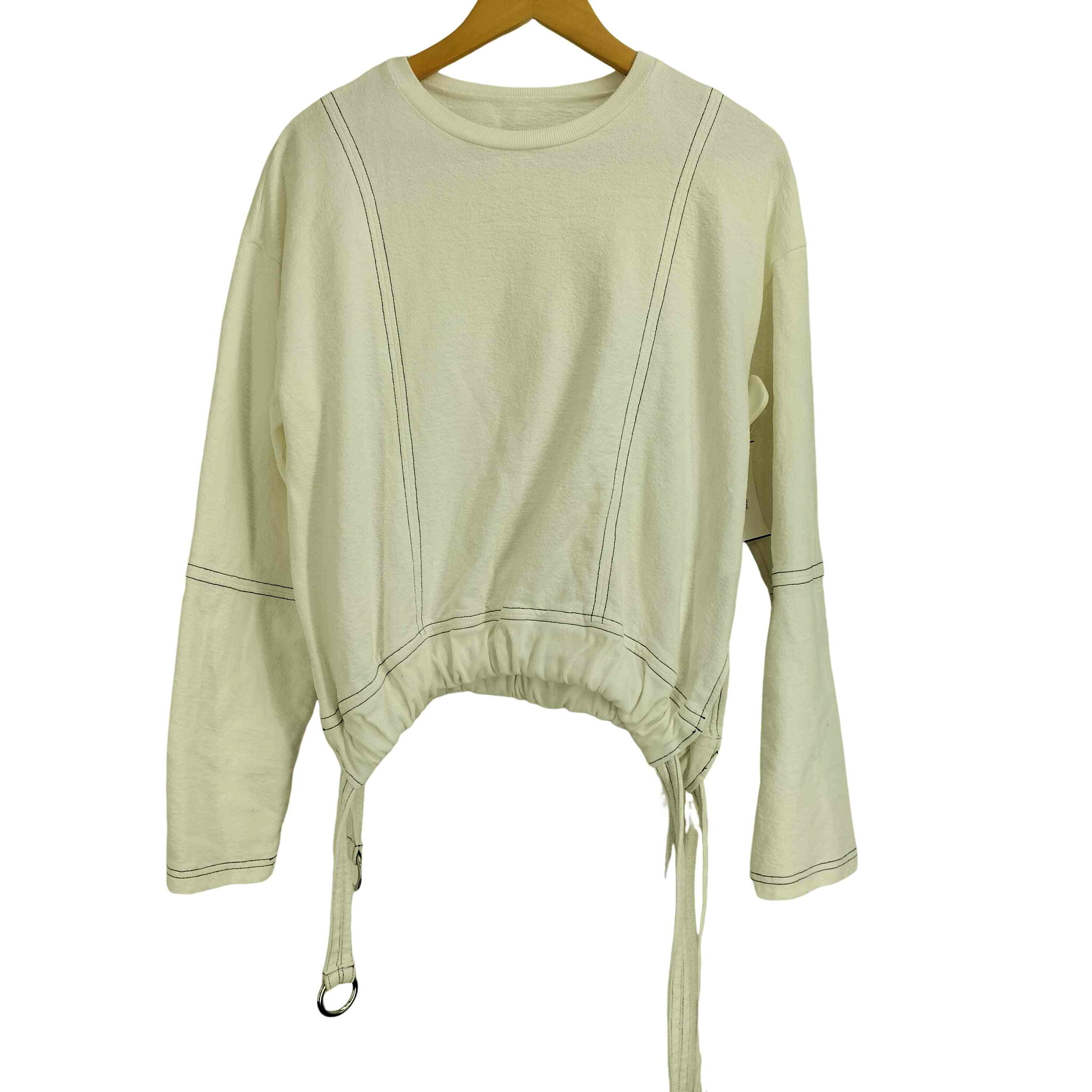 【中古】メゾンスペシャル MAISON SPECIAL 23ss ヘムギャザートップス レディース FREE