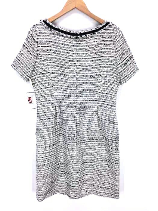 PROPORTION BODY DRESSING プロポーションバイボディードレッシング ワンピース レディース - 黒系 × 白系 4 ツイードワンピース【中古】【ブランド古着バズストアBAZZSTORE】【270321】