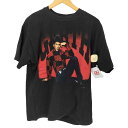 【中古】ヘインズ Hanes 90S USA製 コピーライト1993 シングルステッチ 両面プリント S/S ツアーTシャツ メンズ import:L