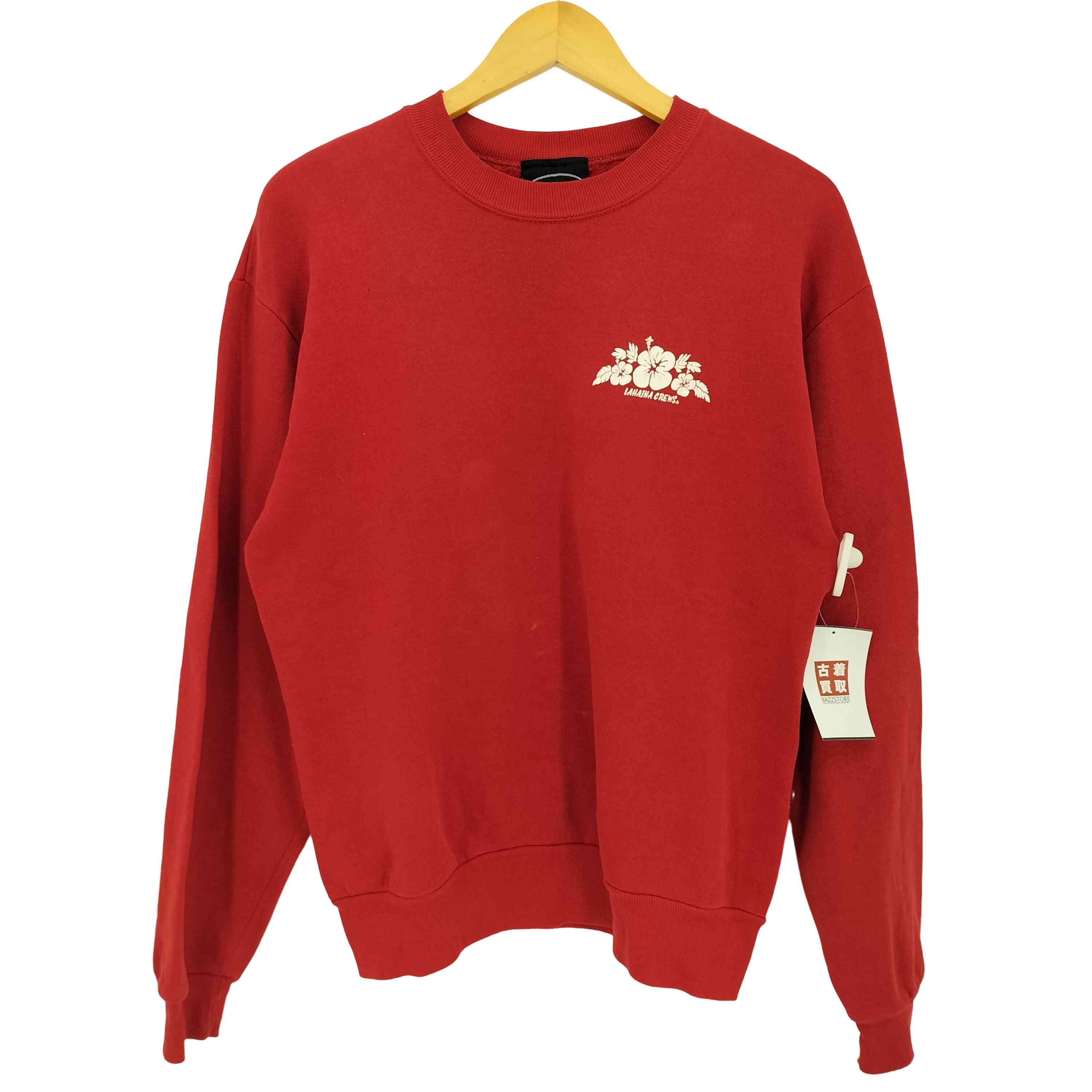 【中古】ジャージーズ JERZEES 90s USA製 LAHAINA CREWS スウェット メンズ import:M