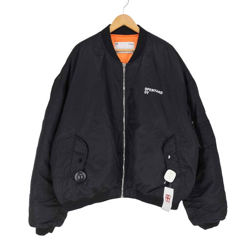 【中古】オーワイ OY OS SHIRRING BOMBER MA-1-BLACK メンズ 表記無 【中古】オーワイ OY OS SHIRRING BOMBER MA-1-BLACK メンズ 表記無