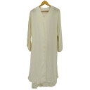 【中古】ジェーンスミス JANE SMITH OVERSIZE LONG SHIRTS オーバーサイズロングブラウス レディース JPN:36