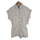 【中古】ザラ ZARA ホワイトデニムデニムオールインワン レディース M(4)