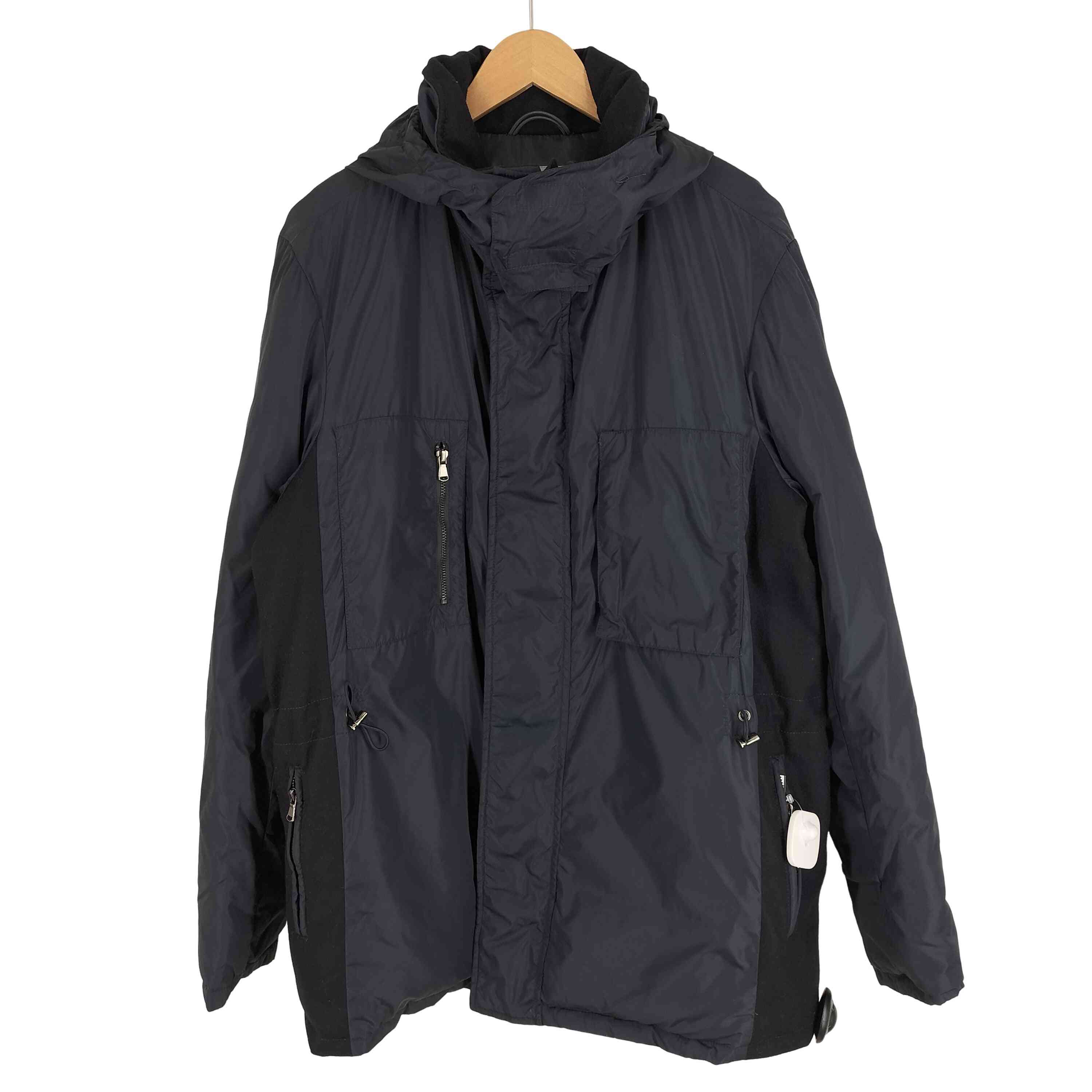 【中古】ユーズドフルギ USED古着 VICTORY BOAT LINE イタリア製 異素材切替 ダブルジップ フーデッド..