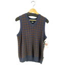 【中古】ステューシー Stussy Melange Checker Sweater Vest メンズ S