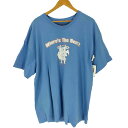 【中古】ヘインズ Hanes 両面キャラクタープリントクルーネックTシャツ メンズ 2XL