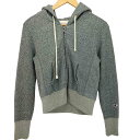 【中古】チャンピオン Champion REVERSE WEAVE 裏起毛フルジップパーカー レディース M