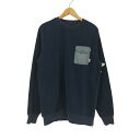 【中古】バンズ VANS フラップポケット サイドジップ プルオーバー フリース メンズ import:M