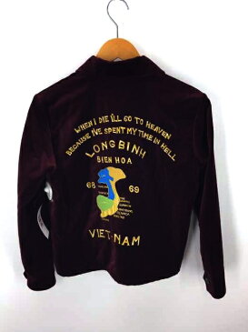 Johnbull ジョンブル スカジャン レディース - 紫系 02 Attick by Souvenir Jacket ベトジャン スーベニア【中古】【ブランド古着バズストアBAZZSTORE】【221120】