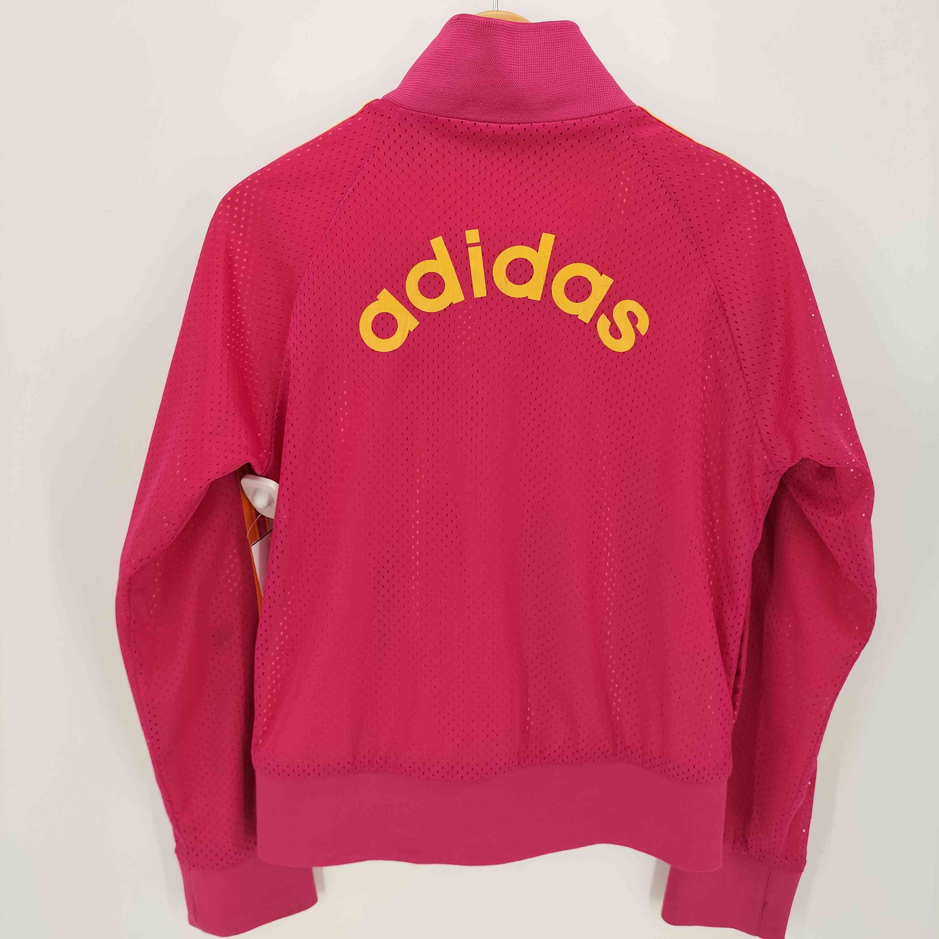 【中古】アディダス adidas 00s Y2K メッシュ リバーシブル トラックジャケット レ...