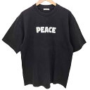 【中古】クラネオム CLANE HOMME PEACEロゴTee メンズ 表記無