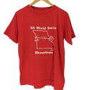 【中古】アローレ ALORE 80s WORLD SERIES プリントS/S Tシャツ シングルステッチ メンズ 表記無