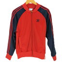 【中古】アディダス adidas 70s USA製 ATP KEYROLAN ロゴ刺繍トラックジャケット メンズ import:S