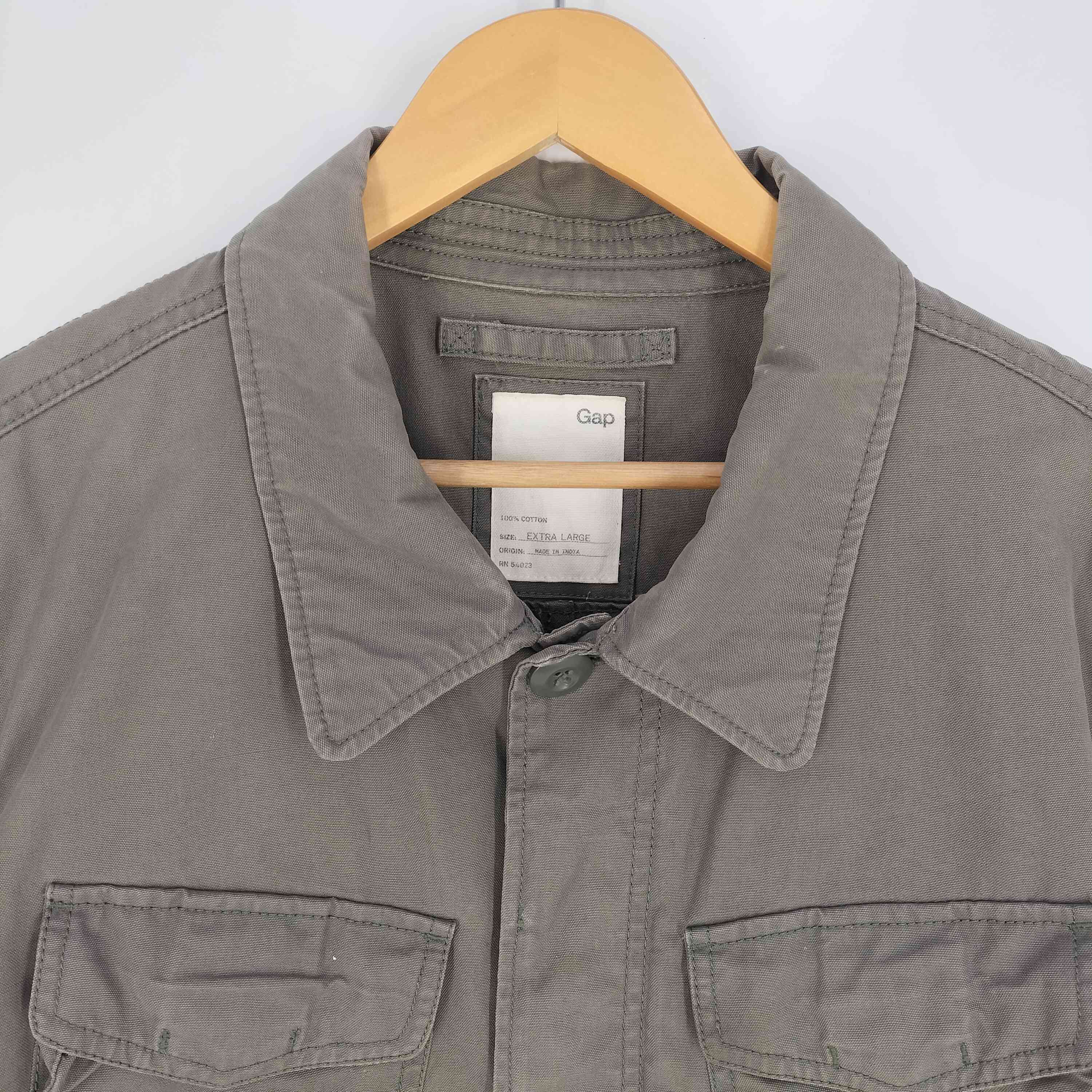 【中古】ギャップ Gap コットン ミリタリーサンプリング カバーオール メンズ import：L bazzstore-12144451 BAZZSTORE ブランド古着バズストア サンプル画像3