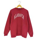 【中古】ユーズドフルギ USED古着 ALABAMA アーチ プリント クルーネックスウェット メンズ 表記無