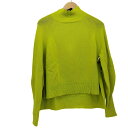 【中古】アダムエロペ Adam et Rope FEMME ウールクロップドタートルプルオーバー レディース F