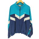 【中古】アディダス adidas 80s パターンデザイン ジップアップ トラックジャケット メンズ 表記無