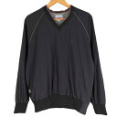 【中古】ケンゾーゴルフ KENZO GOLF Vネックナイロンピステ サイドジップアップ メンズ JPN:4