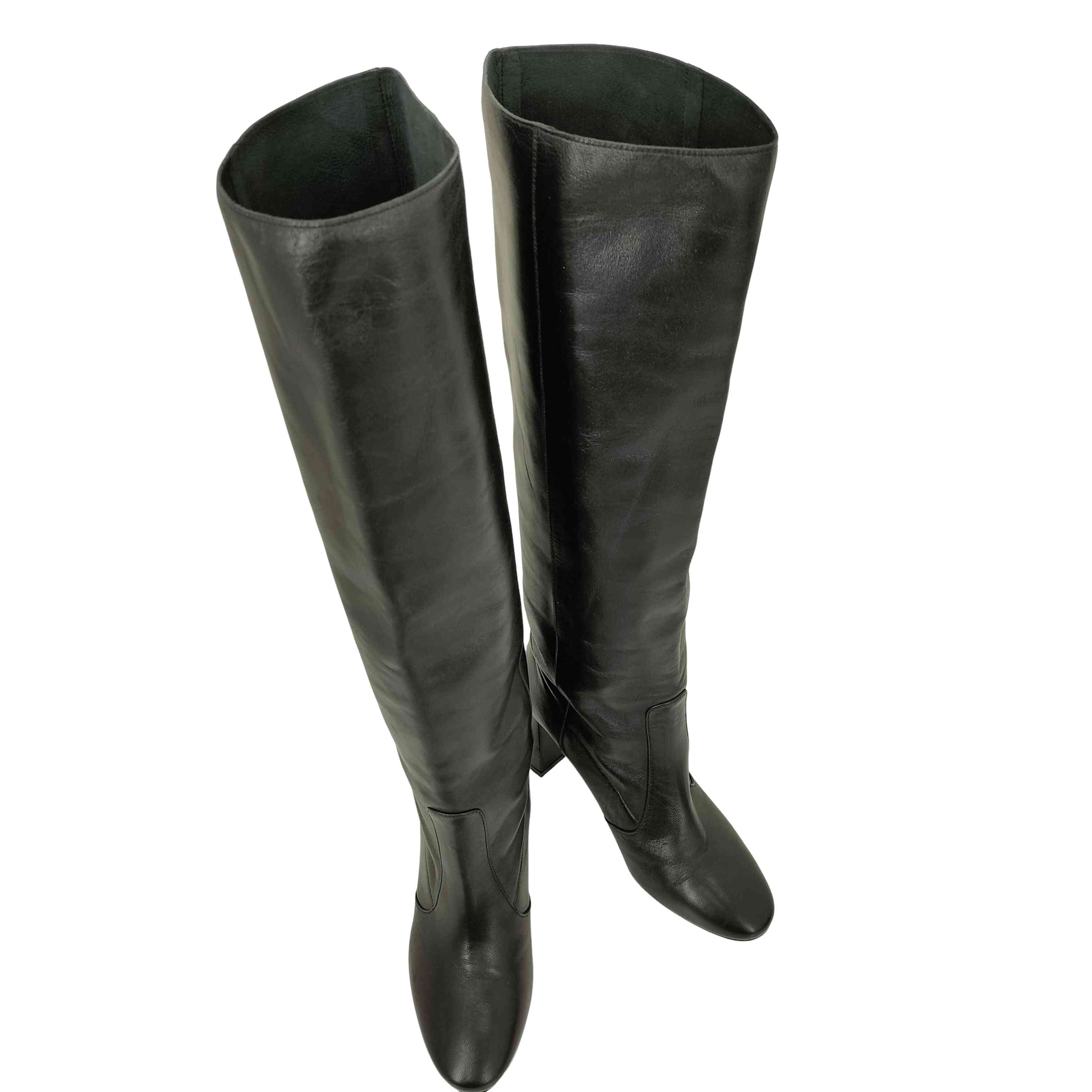 【中古】ロートルショーズ Lautre chose レザーロングブーツ レディース 36