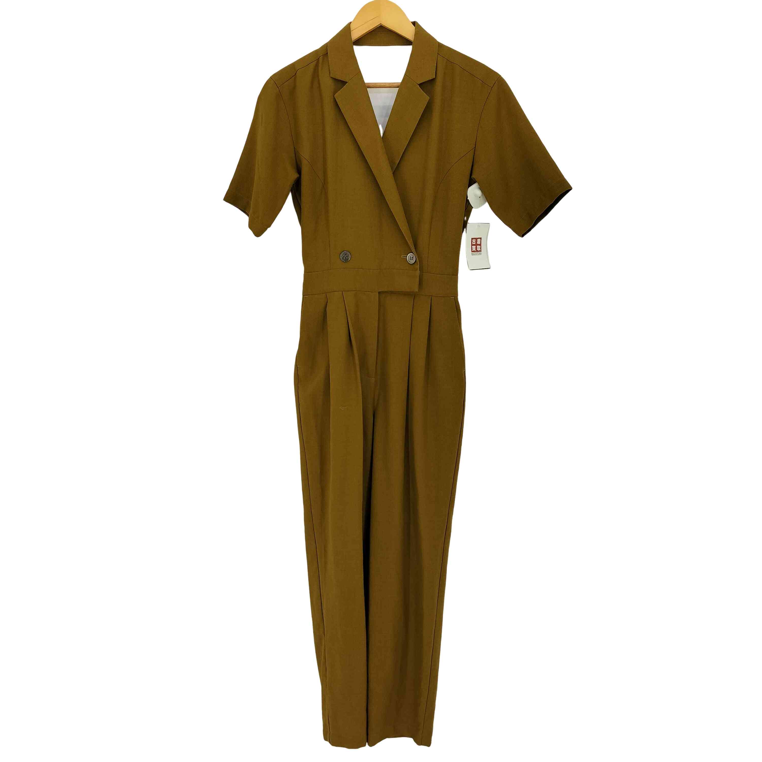 【中古】エトレトウキョウ ETRE TOKYO リネン混 バックオープン テーラード オールインワン レディース JPN:S