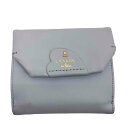 【中古】ランバンオンブルー LANVIN en Bleu ルイーズ二つ折り財布 レディース 表記無