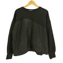 【中古】セレクトモカ SELECT MOCA 24aw メタリック切替裏起⽑トップス レディース FREE
