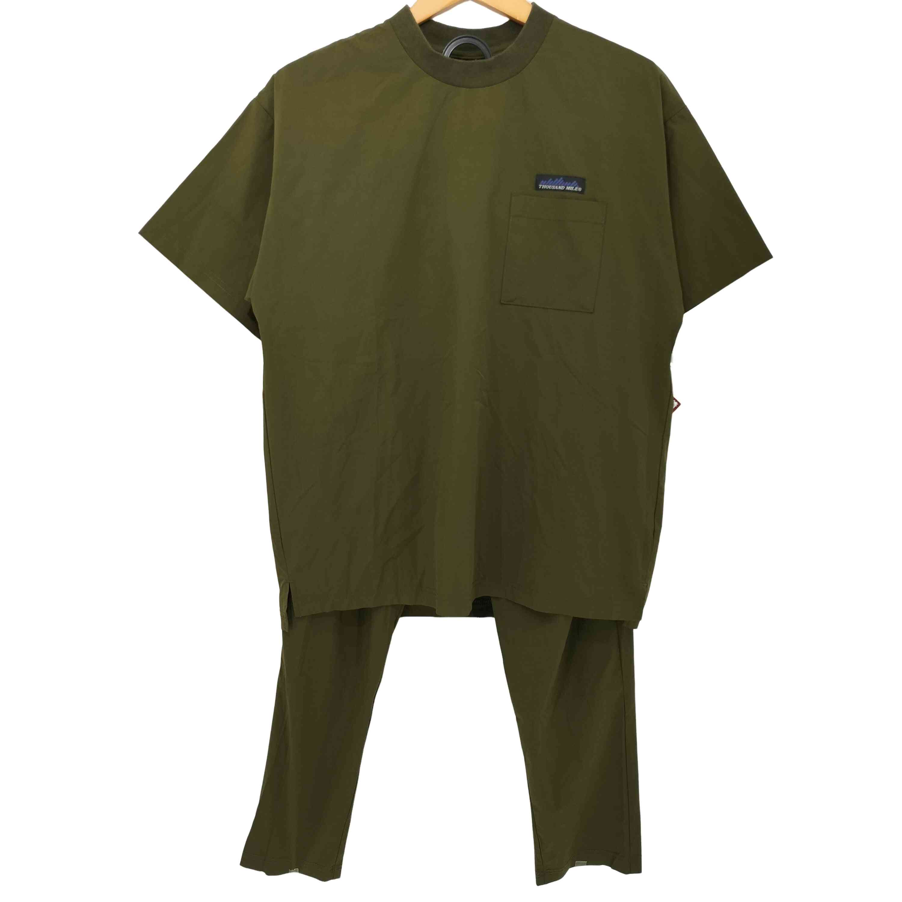 【中古】サウザンドマイル THOUSAND MILE SUMMER VACATION SET UP ストレッチナイロンセットアップ メンズ S