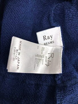 Ray BEAMS レイビームス スウェット・トレーナー レディース - 青系 ONE SIZE ONE SIZE チェック ペプラムハイネック スウェット【中古】【ブランド古着バズストアBAZZSTORE】【170920】