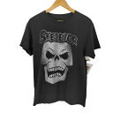 【中古】ユーズドフルギ USED古着 SKELETORプリント Tシャツ メンズ 表記無