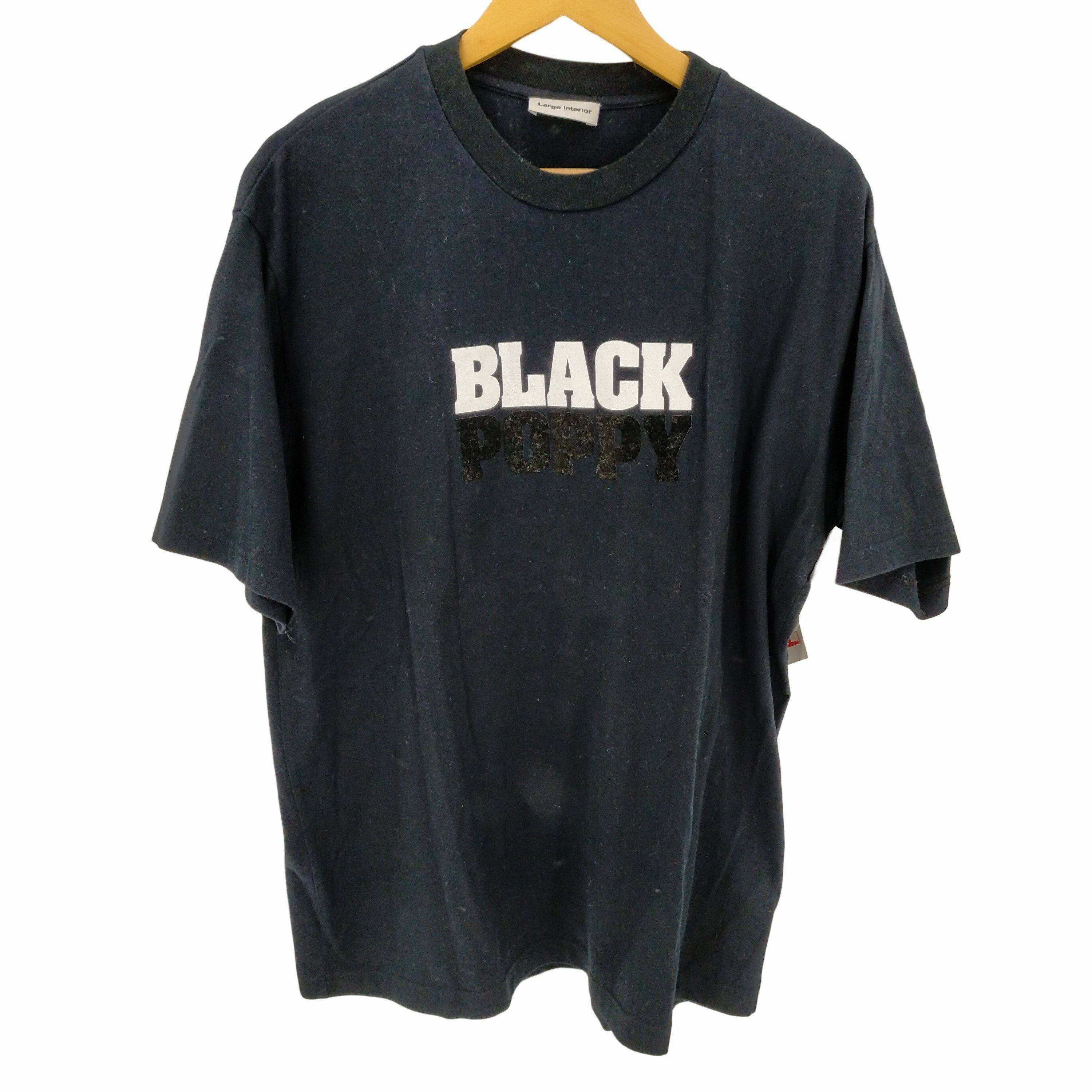 楽天BAZZSTORE ブランド古着バズストア【中古】ユーズドフルギ USED古着 {{Large Interior}} BLACK POPPY T-shirt レディース JPN：XL