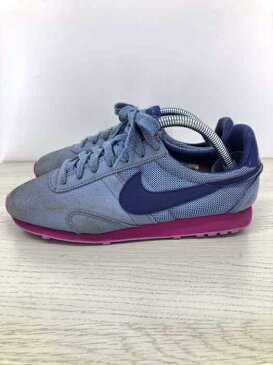 NIKE ナイキ スニーカー レディース - グレー系 × 青系 JPN:23.5 日本サイズ:23.5cm 相当 WMNS PRE MONTREAL RCR VNTG プリモントリオールレーサーヴィンテージ【中古】【ブランド古着バズストアBAZZSTORE】【181120】