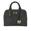 【中古】マイケルコース Michael Kors ロゴプレート レザー ハンドバッグ レディース 表記無
