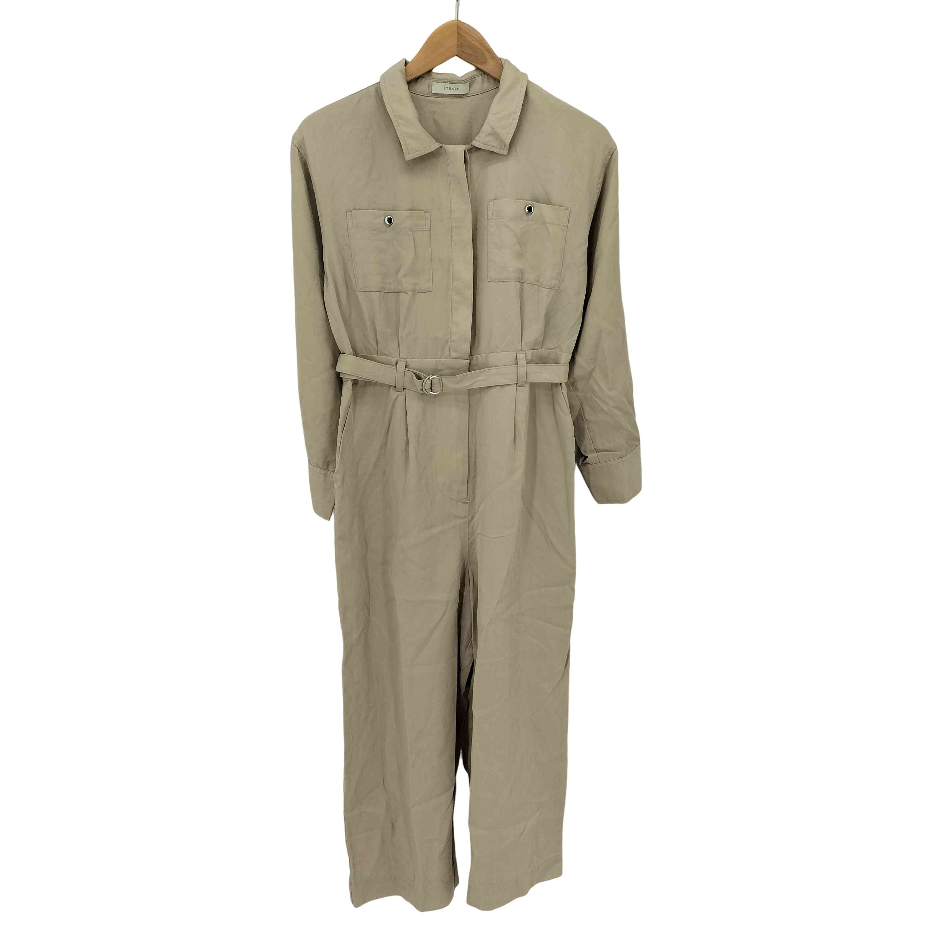 【中古】エストラータ STRATA ヴィンテージツイルジャンプスーツ レディース L