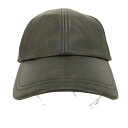 【中古】ザラ ZARA フェイクレザーキャップ メンズ S-M
