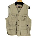 【中古】ランズエンド LANDS END 90S ハンティングベスト メンズ import:L