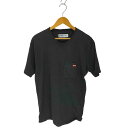 【中古】アフィックス AFFIX バックプリント クルーネック ポケット半袖Tシャツ メンズ JPN:M