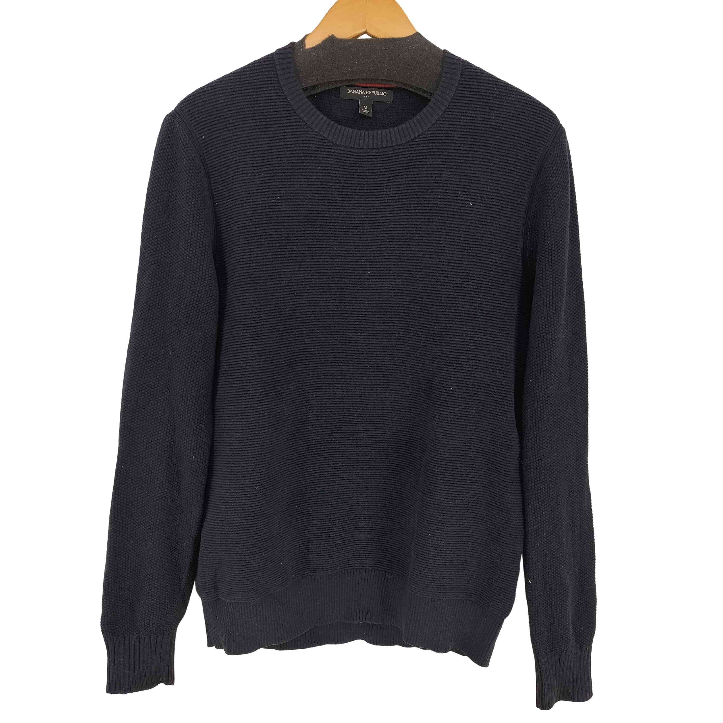 【中古】バナナリパブリック BANANA REPUBLIC コットンニット サーマル メンズ import:S