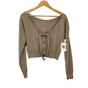 yÁzW[XTo JOHN LAWRENCE SULLIVAN HALTER NECK KNIT CARDIGAN fB[X OS