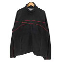 【中古】コロンビア Columbia 00s パイピング ロゴ刺繍 フリースジャケット メンズ import:L