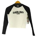 【中古】ダーリッチ Darich ラグランスリーブグラフィックロングTシャツ レディース FREE
