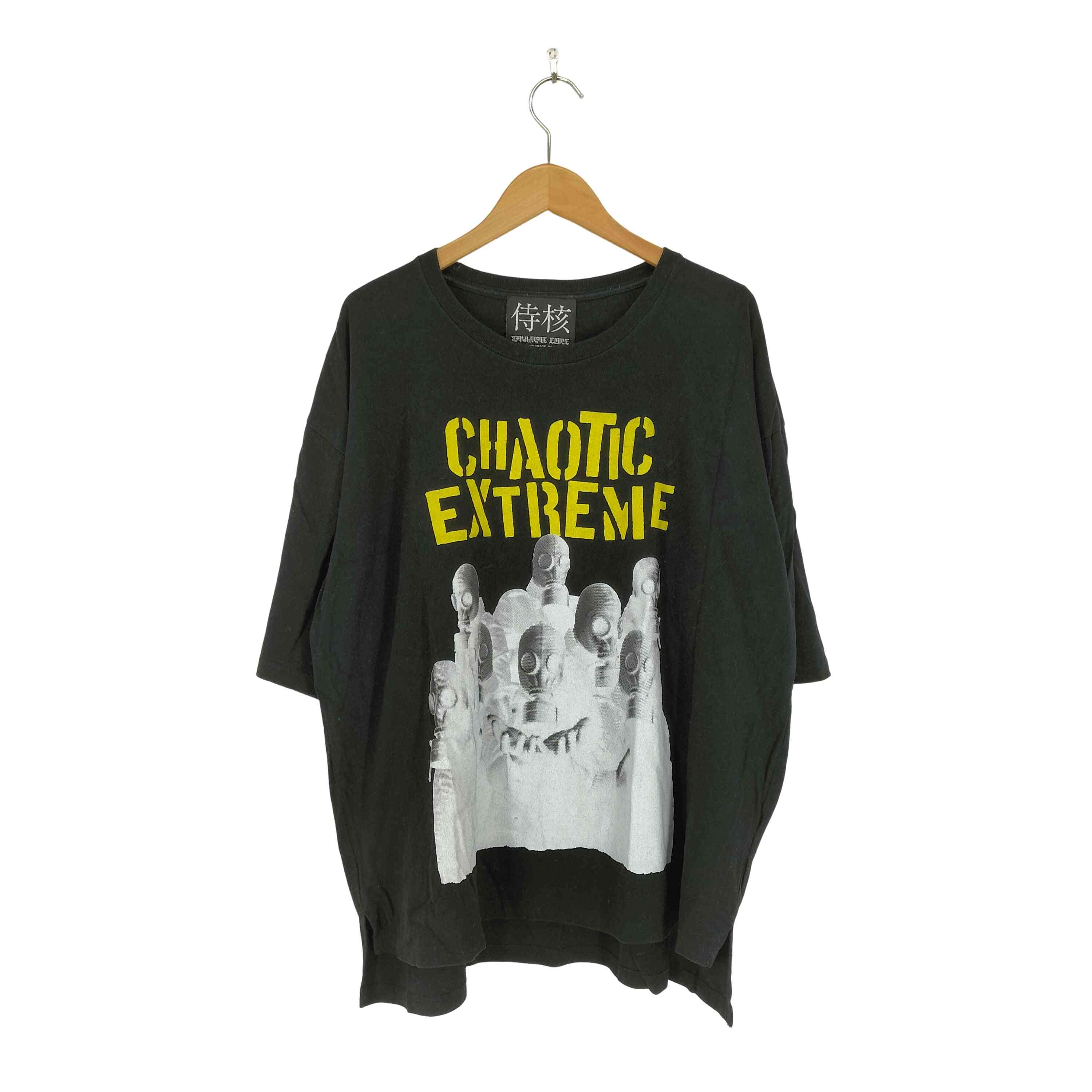 【中古】ユーズドフルギ USED古着 {{SAMURAI CORE}} ガスマスクTシャツ メンズ 表記無